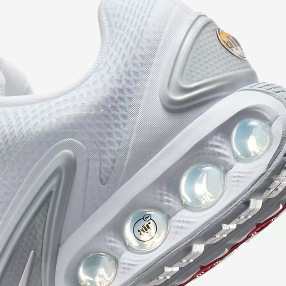 Nike Air Max Dn White/White/Metallic Silver FJ3145-102 - Picture 8 of 8